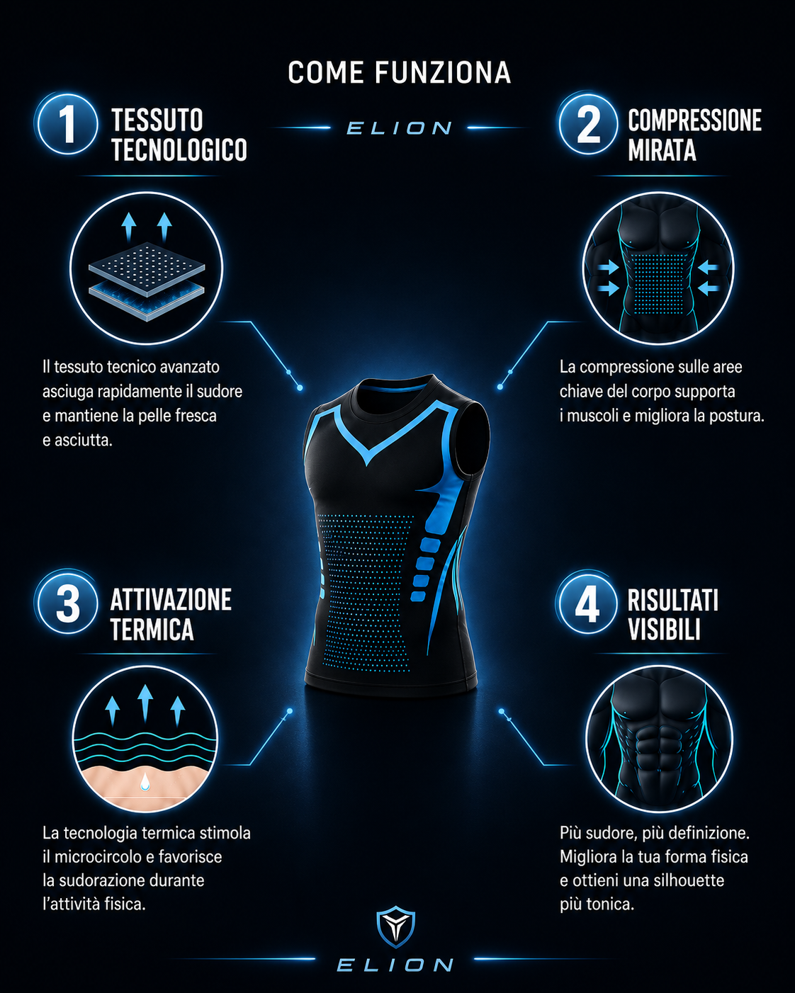ELION Gilet Compressivo Performance